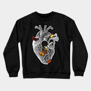 Heart Spring Butterfly Mothers Day by Tobe Fonseca Crewneck Sweatshirt